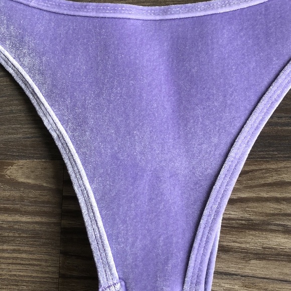 Hoaka Swimwear Lilac Velvet Hip Bikini Bottom Cheeky X Large Neoprene - Picture 7 of 13